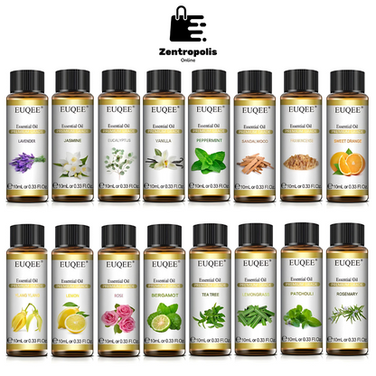 Aceites Esenciales Naturales EUQEE - Aromas para FOGARIS y LLAMA ETERNA